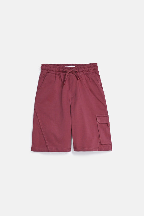 BOYS KNIT CARGO SHORTS