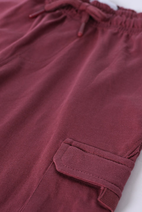BOYS KNIT CARGO SHORTS