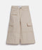 GIRLS WIDE LEG CARGO DENIM
