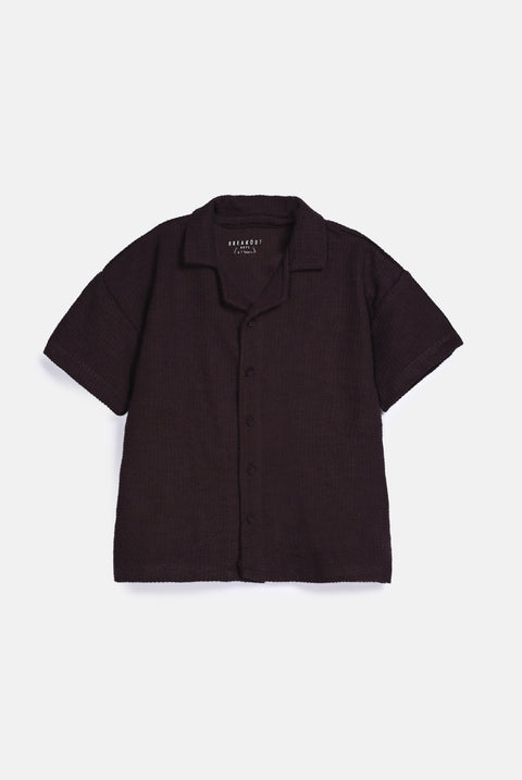 BOYS TEXTURED POLO SHIRT