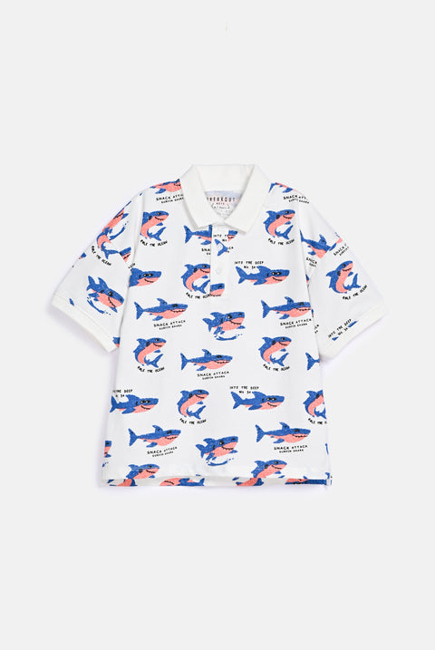 BOYS PRINTED POLO