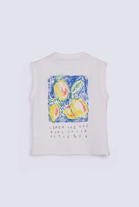 BOYS PRINTED SLEEVELESS TEE