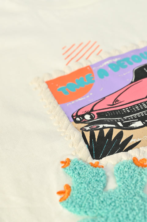 GIRLS TROPICAL T-SHIRT
