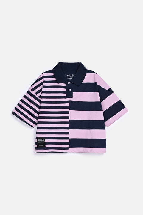 GIRLS STRIPED POLO