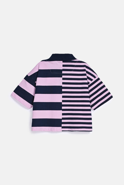 GIRLS STRIPED POLO