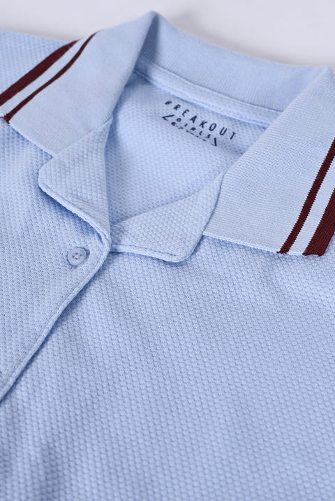 GIRLS SPECIAL KNIT BUTTON DOWN POLO