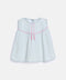 GIRLS DENIM EMBROIDERED TOP