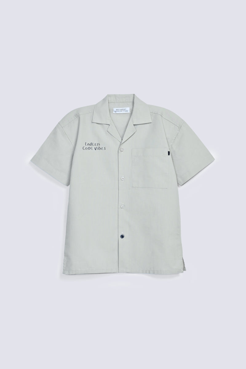 BOYS POCKET DETAIL SHIRT