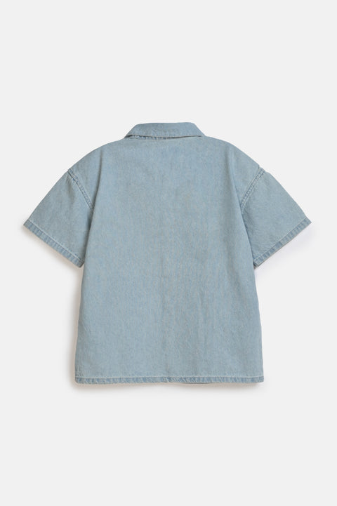 BOYS EMBROIDERED DENIM SHIRTS