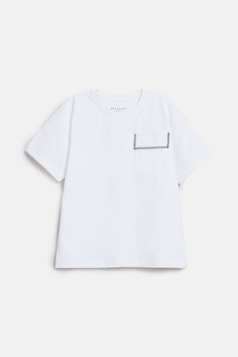 BOYS POCKET DETAIL TEE
