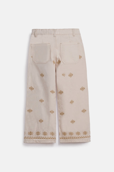 GIRLS EMBROIDERED PANTS